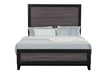 Lisbon - 4 Piece Queen Bedroom Set (Bed, Dresser, Mirror, Nightstand) - Black / Gray - alternate view 3