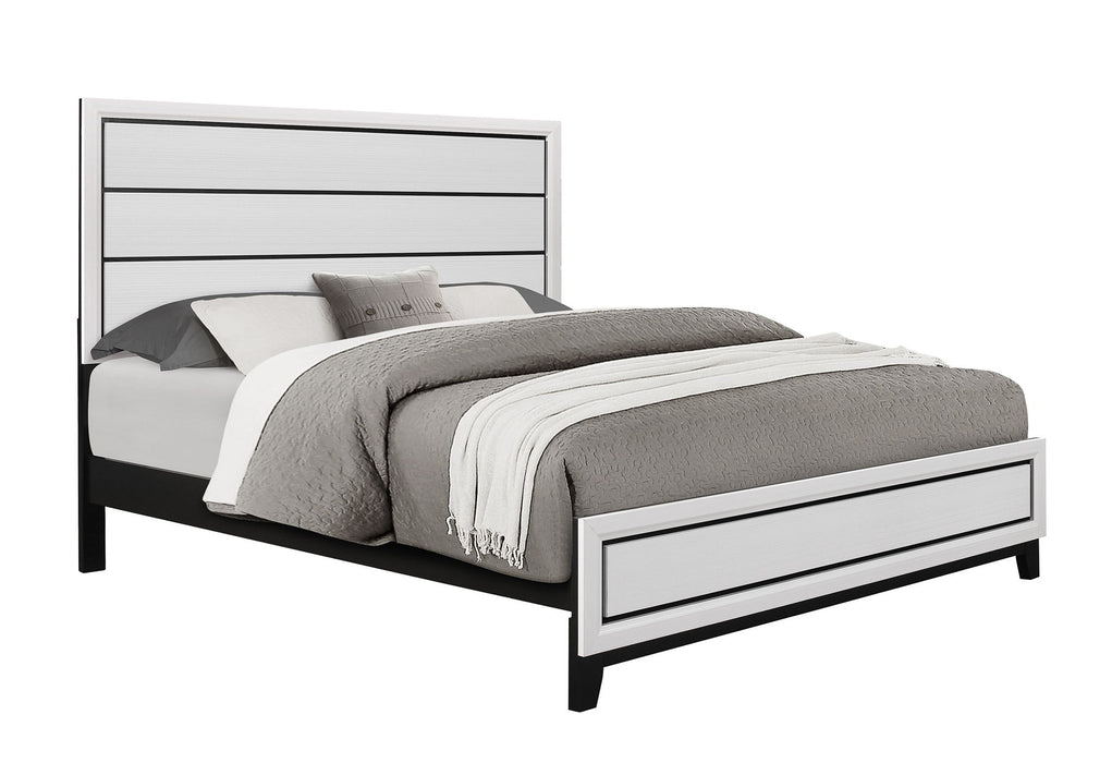 Kate - 5 Piece King Bedroom Set - White - alternate view 4