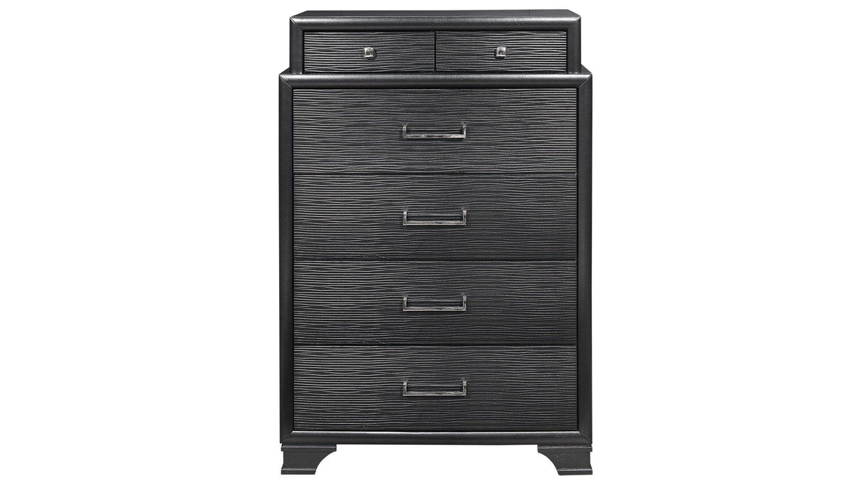 Jordyn - 5 Piece King Bedroom Set - Gray - alternate view 3