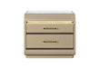 Genesis - Nightstand With LED - Gold
