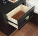 B236 - Nightstand - Black / Gold - alternate view 3