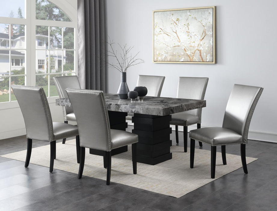 D137 - Dining Room Set With Faux Leather Chairs - alternate view 3