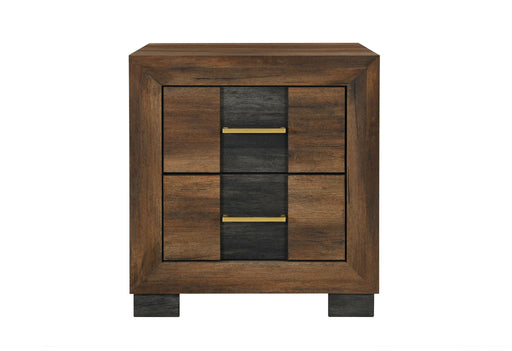 Optimus - Nightstand - Black / Brown