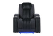 U8000 - Power Recliner With Power Headrest & LED Light - Black