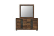 Optimus - 5 Piece Full Bedroom Set - Black / Brown - alternate view 4