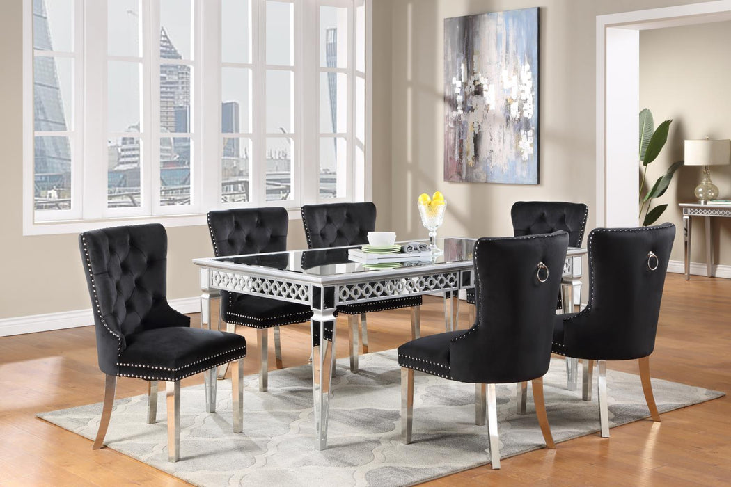 D082 - Dining Table - Shimmer Silver - alternate view 4