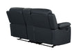 U6026 - Reclining Sofa With LED - Black - alternate view 3