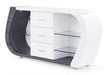 D4127 - Buffet - Dark Gray / White - alternate view 2