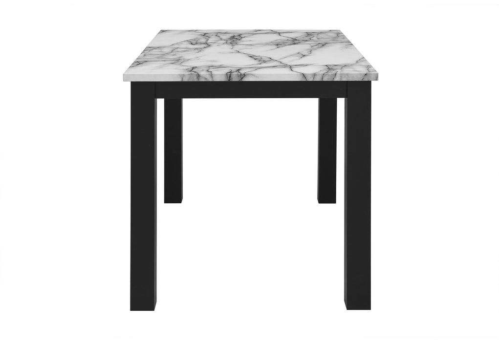 D8032 - 5 Piece Dining Room Set (Dining Table And Dining Chair) - Black / White - alternate view 4