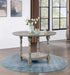 D114 - Round Counter Height Table - Gray