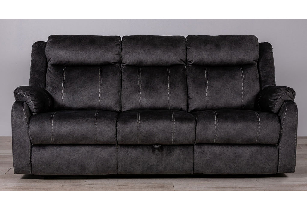 U7303 - 3 Piece Living Room Set (Recliner Sofa / Console Power Recliner Loveseat / Glider Recliner) - Granite - alternate view 3