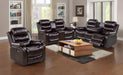 U191 - Motion Loveseat - Brown - alternate view 4