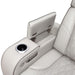 U71 - Power Reclining Sofa With Power Headrest, Reading Light, Massage, Heat, Ambient Lighting - Gray - alternate view 4