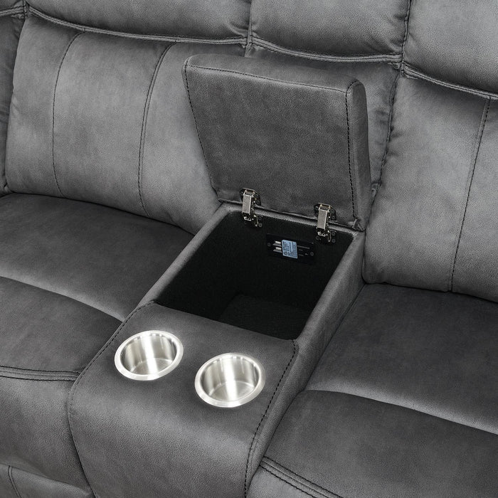 U91 - 3 Piece Reclining Sectional - Gray - alternate view 3