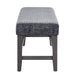 D8030DT - Dining Table Bench - Black / Brown - alternate view 3