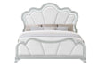 Aria - 5 Piece King Bedroom Set (Bed, Dresser & Mirror, Nightstand, Chest) - Silver - alternate view 4