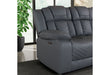 U7068 - 10 Power Reclining Sofa / Power Console Reclining Loveseat With LED - Gray - alternate view 4