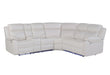 U6026 - Right Arm Facing Sectional - White - alternate view 2