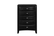 Linda - 5 Piece Queen Bedroom Set - Black - alternate view 4