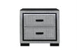 Isabella - Nightstand With LED - Gray