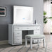 G-325 - Wood Vanity Stool - White - alternate view 3