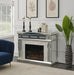 G-255-F - Glamour Fireplace - Pearl Silver