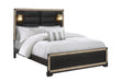 Blake - King Bed With Lamps - Black - alternate view 4