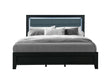 Reid - 5 Piece Full Bedroom Set With LED - Black - alternate view 3