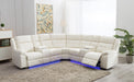 U33 - 3 Piece Power Reclining Sectional - White - alternate view 2