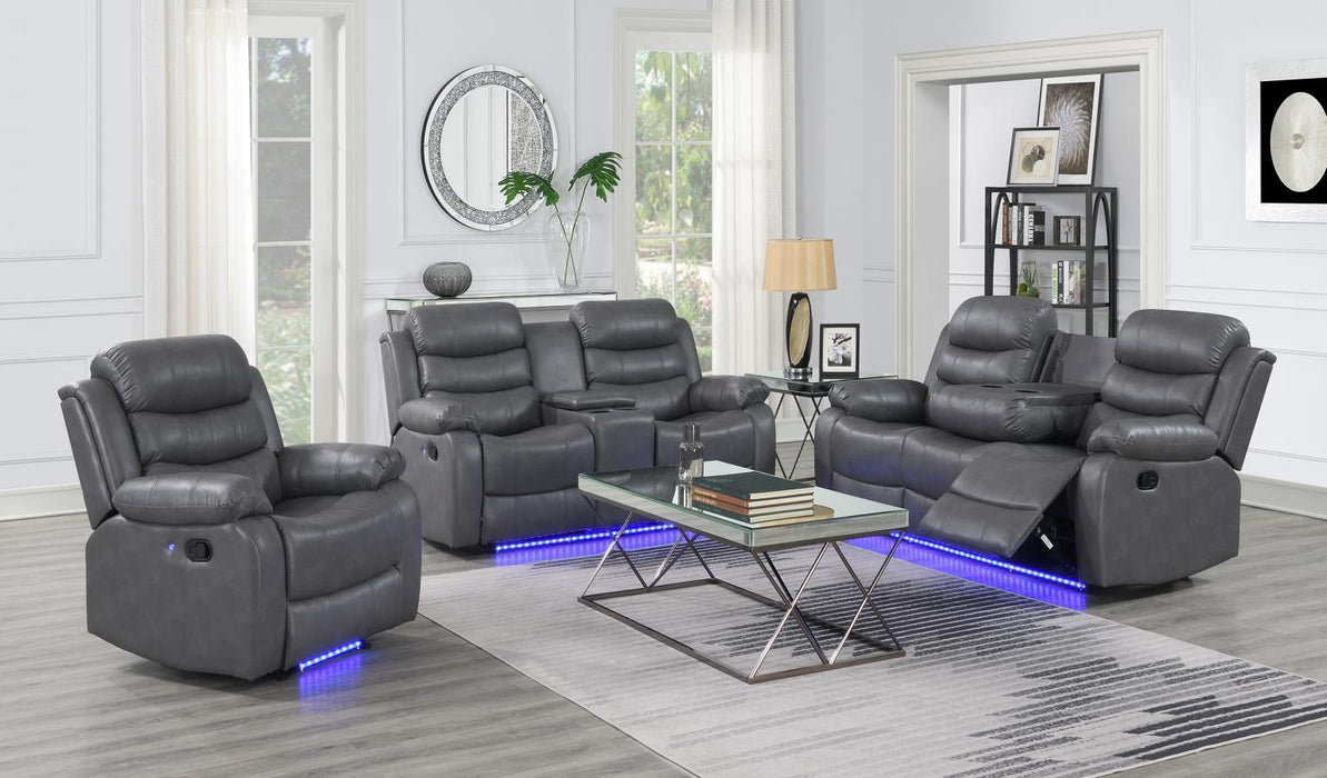 U156 - Motion LED Chair - Gray - alternate view 2