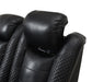 U92 - LED Power Reclining With Power Headrest, And Drop Down Table Sofa - Black - alternate view 4