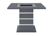 Monaco - 5 Piece Dining Room Set (Bar Table And Four Bar Stools) - Dark Gray - alternate view 3