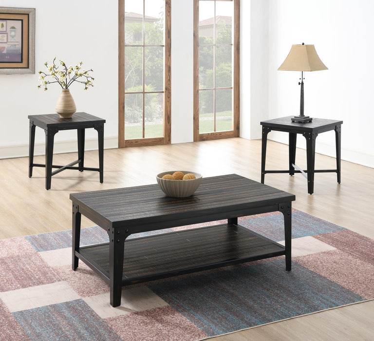 T110 - End Table - Dark Brown - alternate view 3