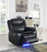 U100 - Power Reclining Chair With LED Light - Black