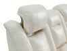 U94 - LED Power Reclining With Power Headrest, And Drop Down Table Sofa - White - alternate view 4