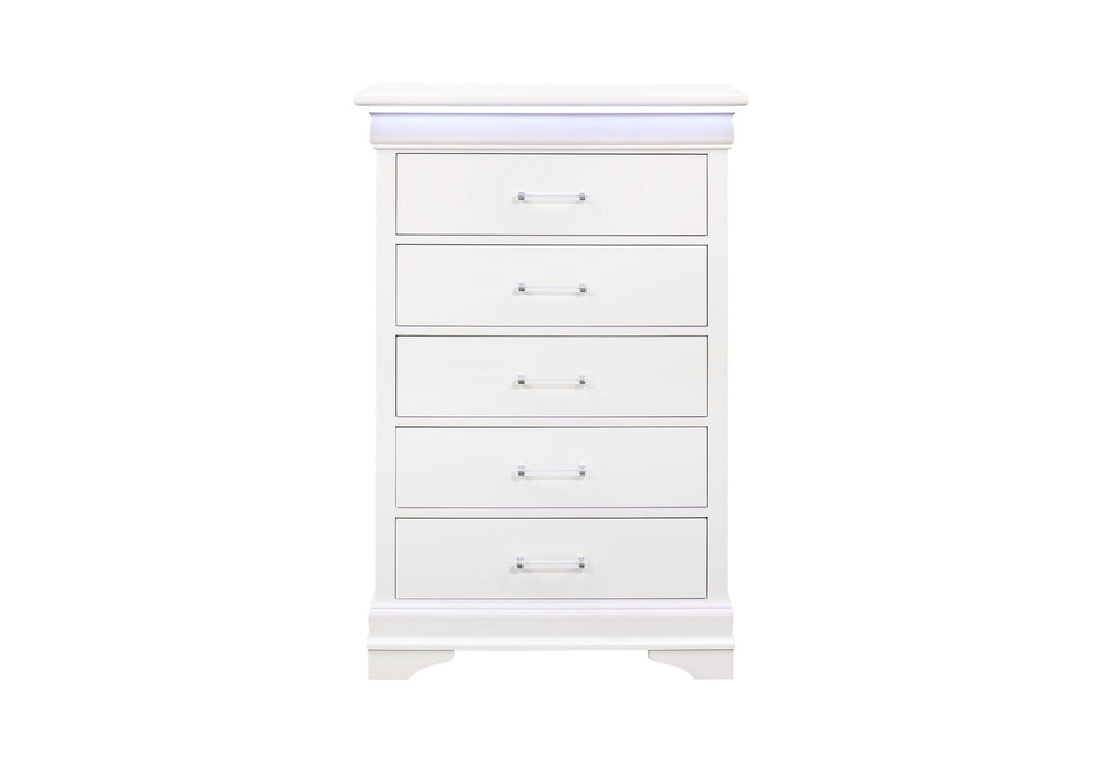 Charlie - Chest With LED - White - alternate view 4