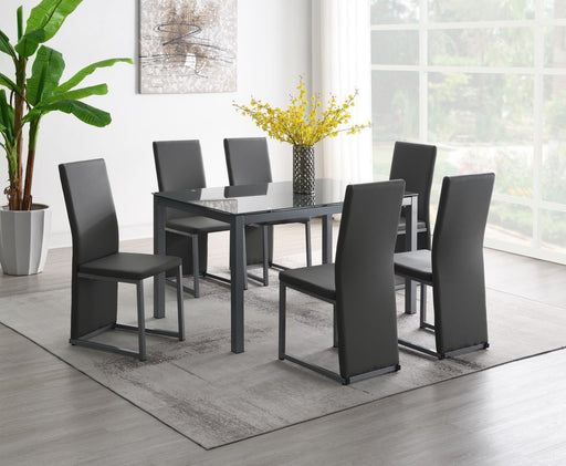 D227 - Dining Side Chair (Set of 2) - Charcoal - alternate view 2