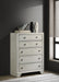 B320 - Oak Chest - Antique White
