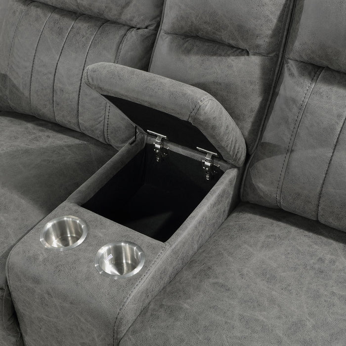 U172 - Motion Loveseat - Gray - alternate view 4