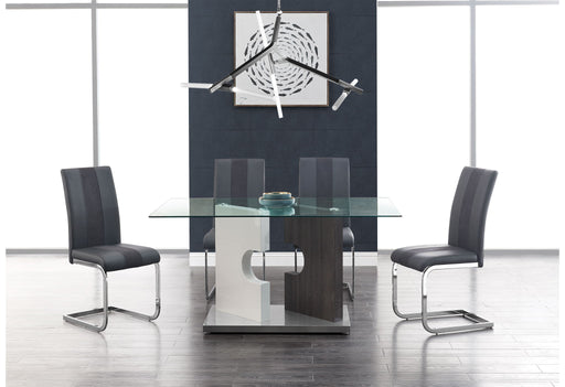 D219 - 7 Piece Dining Room Set (Dining Table And 6 Dining Chairs) - Gray