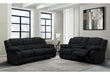U250 - Console Reclining Loveseat - Ebony - alternate view 3