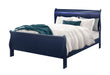 Charlie - 5 Piece Queen Bedroom Set (Bed, Dresser, Mirror, 2 Nightstands) - Blue - alternate view 4