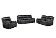 U8880 - 3 Piece Living Room Set (Power Reclining Sofa / Power Console Reclining Loveseat / Power Recliner) - Black