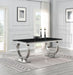 G-082-T-BLACK - Marble Dining Table - Black