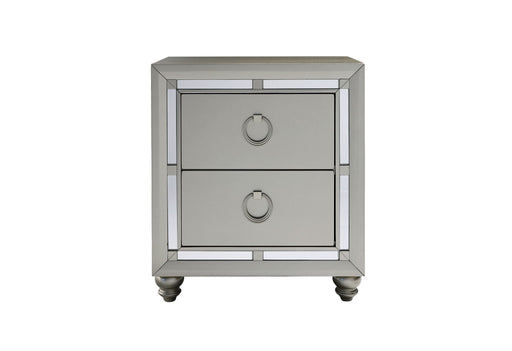 Riley - Nightstand - Silver