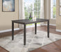 D160 - 7 Piece Dining Room Set (Counter Height Table, 6 Counter Chairs) - Gray - alternate view 3