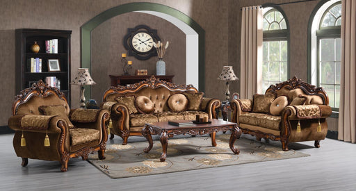 U205 - Traditional Loveseat - Brown - alternate view 2