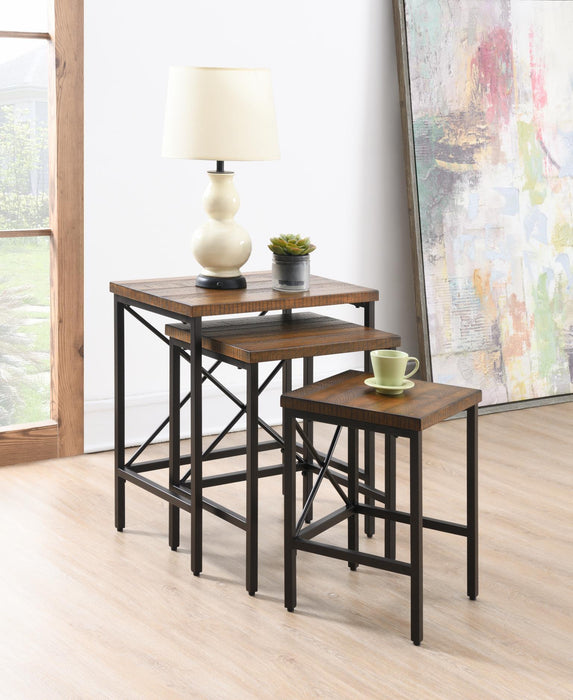 T350 - Nesting Tables (Set of 3) - Pepper - alternate view 4