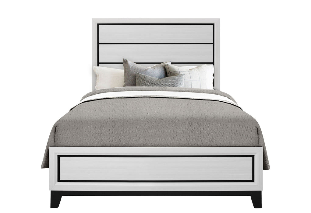 Kate - 5 Piece Full Bedroom Set - White - alternate view 4