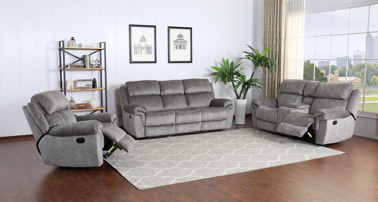 U107 - Motion Loveseat - Gray - alternate view 2
